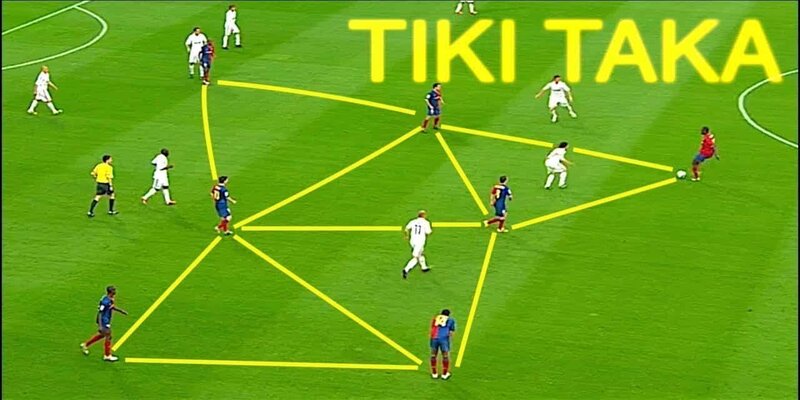 Đặc trưng cơ bản của lối chơi bóng Tiki Taka